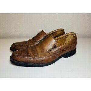 Clark's Collection Ortholite Brown‎ Slip On Loafers Soft Cushion Men's SIZE 8M